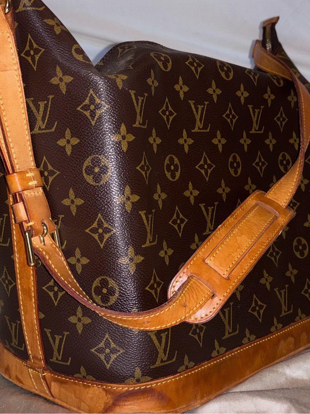 Louis Vuitton Monogram Amfar Three Vanity Bag (aka Vanity Boho) in Brown and Tan - Picture 1 of 7